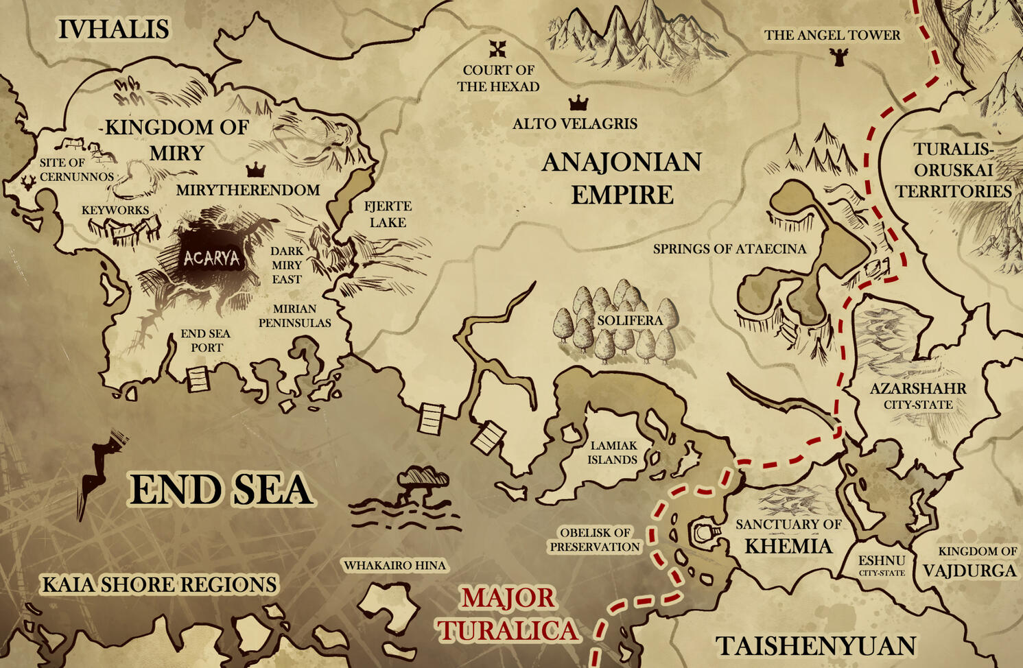 End Sea Cradle Lands